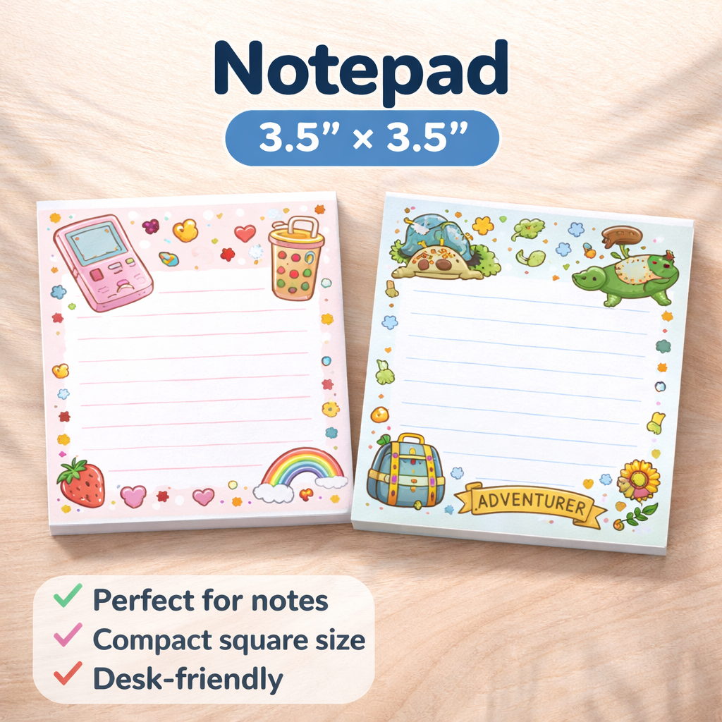 Notepad – 3.5″ × 3.5″