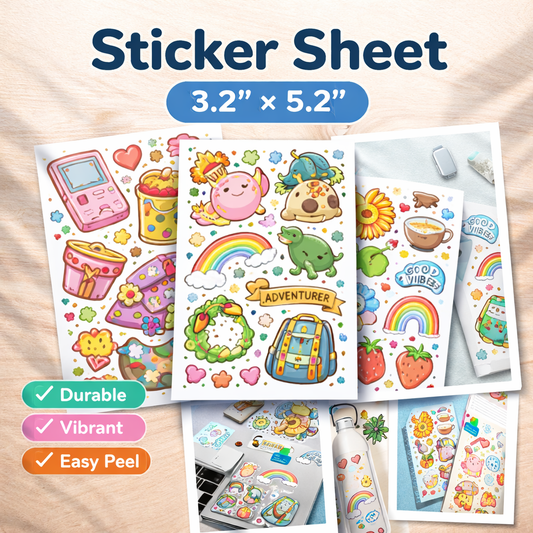 Sticker Sheet – 3.2″ × 5.2″