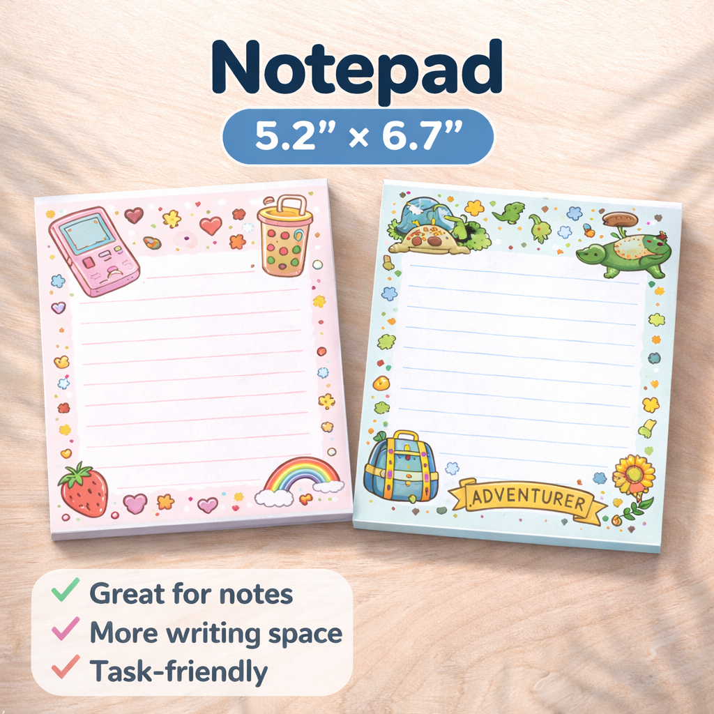Notepad – 5.2″ × 6.7″