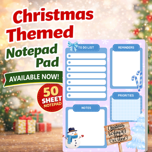 Christmas Daily Planner Notepad (6.7″ × 5.2″)