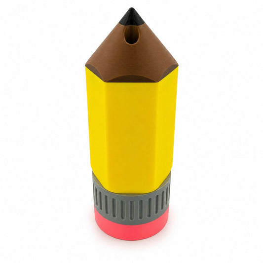 Pencil Shaped Can Cooler Holder Fits Slim 12oz Cans – Insulated Drink Koozie Fun Desk Gift
